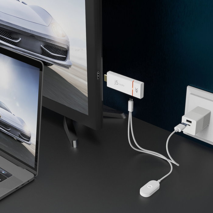 J5create JVAW76-N Adaptador de Pantalla Inalámbrico Screencast 4K HDMI™
