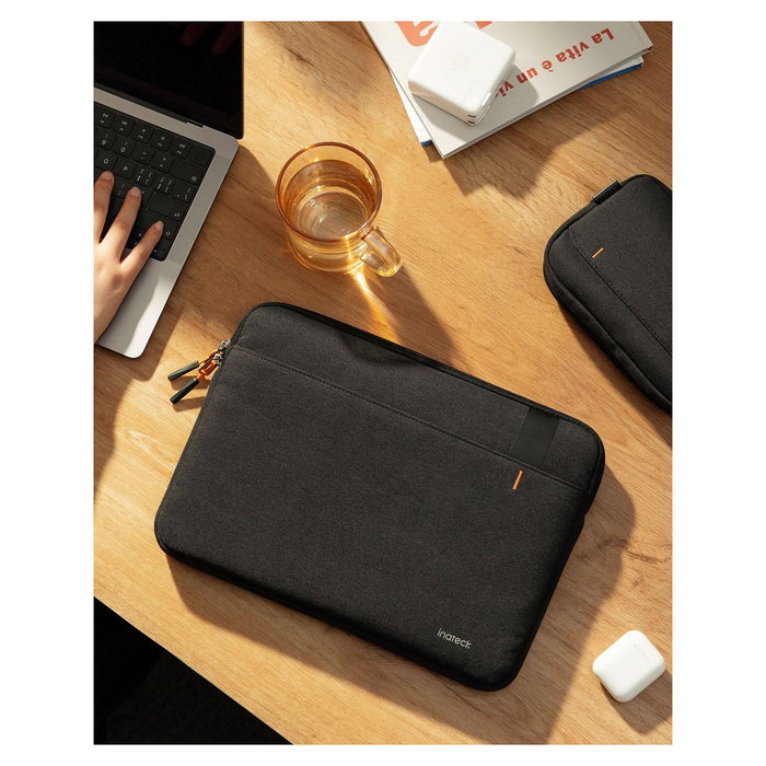 Inateck LB01011-13S Funda rígida para portátil 33 cm (13 pulgadas) - Negro, Compatible con MacBook Air M4 2025, M3/M2/M1 2024-2018 (A3113/A2681/A2337/A2179/A1932)