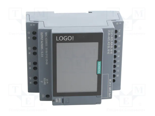 SIEMENS LOGO! 24 CE 6ED1052-1CC08-0BA3 Relé Programable 24V DC