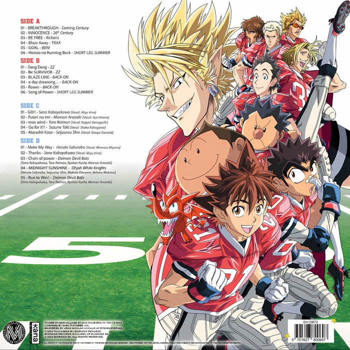 Plastoy Eyeshield 21 Original Soundtrack Vinilo 2 x LP