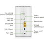 Zyxel FWA515-EU0102F Router 5G Wi-Fi 7 Blanco