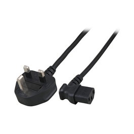 EFB Elektronik EK460.1,8 Cable de alimentación BS 1363/A a C13, 3 m, Negro