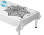 Accesorio Tapete Decorativo Redondo de Halloween 75 cm, Diseño de Telaraña Negra para Decoración de Mesas y Fiestas Temáticas