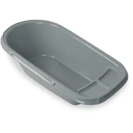 Thermobaby LUXURY TUB Bañera Infantil Plegable Charming Grey con Tapón de Drenaje Estable Robusta Antideslizante para Bebé