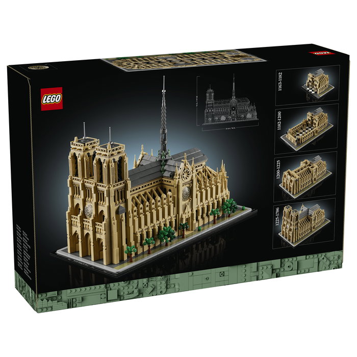 LEGO Architecture Notre-Dame de Paris 21061, Juego Construcción 4383 Piezas