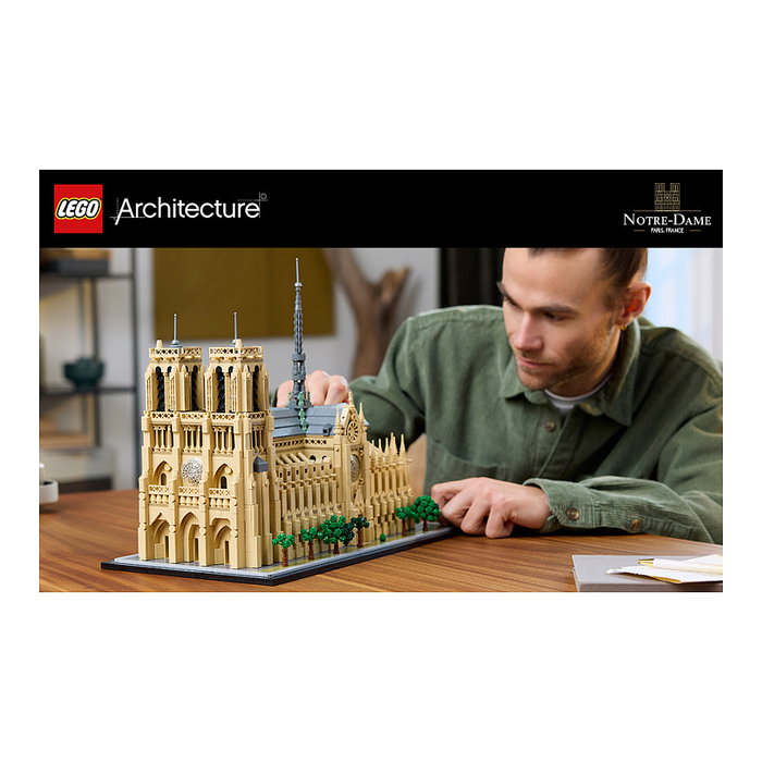 LEGO Architecture Notre-Dame de Paris 21061, Juego Construcción 4383 Piezas