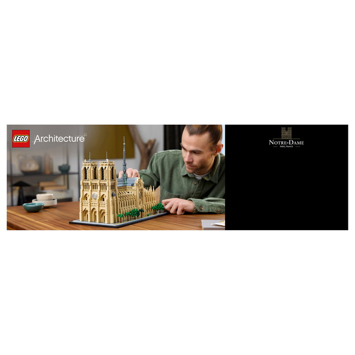 LEGO Architecture Notre-Dame de Paris 21061, Juego Construcción 4383 Piezas