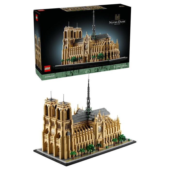 LEGO Architecture Notre-Dame de Paris 21061, Juego Construcción 4383 Piezas