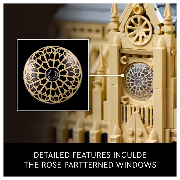 LEGO Architecture Notre-Dame de Paris 21061, Juego Construcción 4383 Piezas