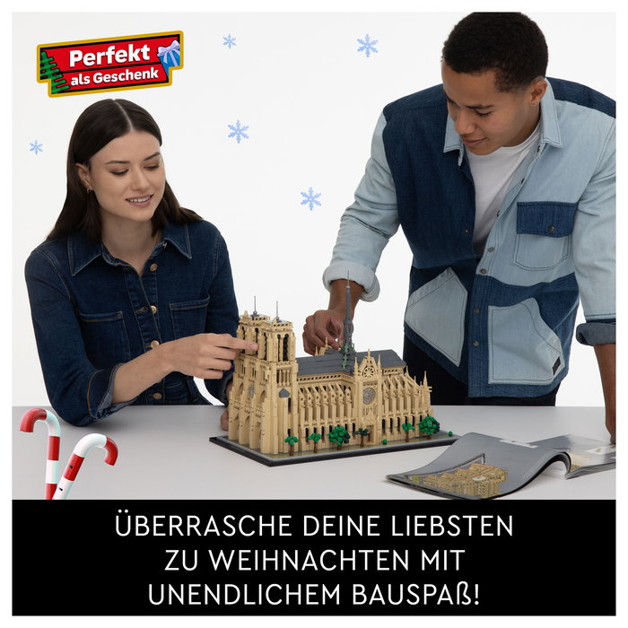 LEGO Architecture Notre-Dame de Paris 21061, Juego Construcción 4383 Piezas