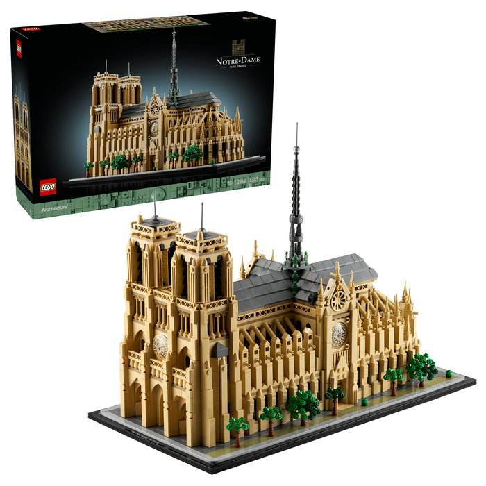 LEGO Architecture Notre-Dame de Paris 21061, Juego Construcción 4383 Piezas