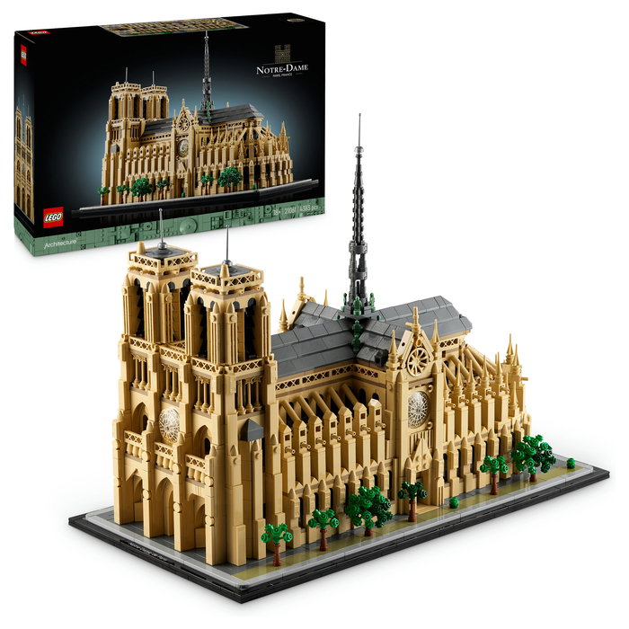 LEGO Architecture Notre-Dame de Paris 21061, Juego Construcción 4383 Piezas