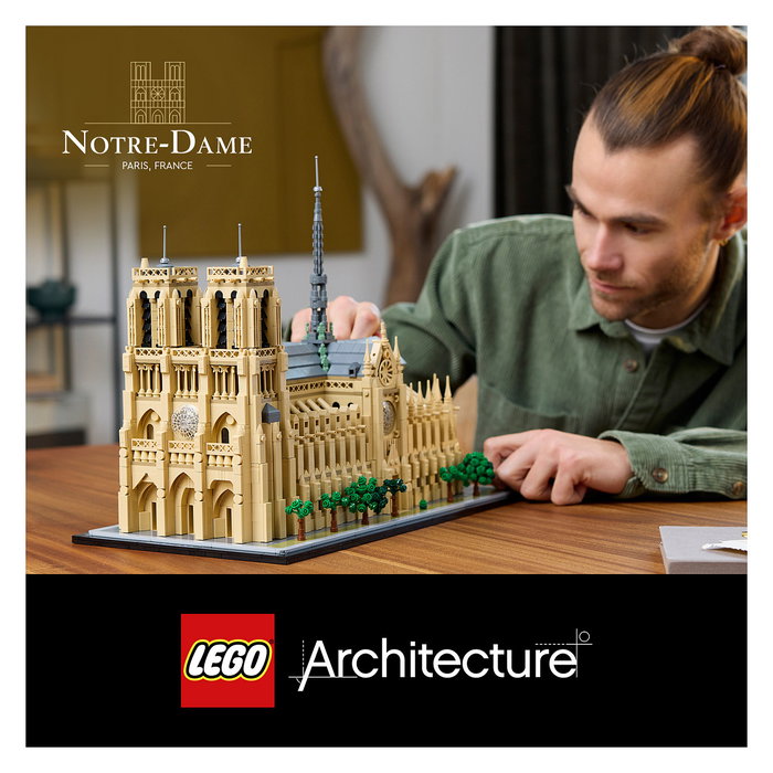 LEGO Architecture Notre-Dame de Paris 21061, Juego Construcción 4383 Piezas
