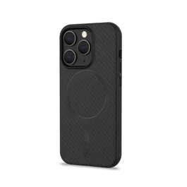 Celly Funda para iPhone 14 Pro - Ultramag - Compatible con MagSafe - Policarbonato y TPU - Negro - Protección contra Caídas