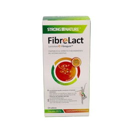 STRONG NATURE Fibre Lact 10Stick Suplemento Digestivo con Lactulosa y Fibra para el Tránsito Intestinal