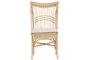 DKD Home Decor Silla de Ratán y Poliéster con Cojín Beige