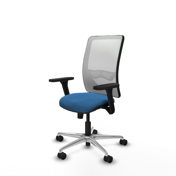 PIQUERAS Y CRESPO Silla de oficina Zulema con Mecanismo Sincro, Azul claro y Blanco PIQUERAS Y CRESPO Silla de oficina Zulema con Mecanismo Sincro, Azul claro y Blanco