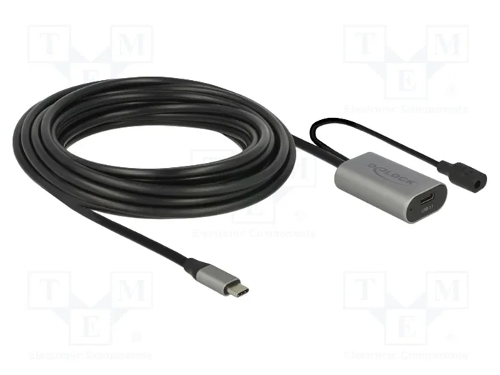 DeLOCK 85392 Cable de extensión USB activo USB Type-C de 5 m, 5 Gbps