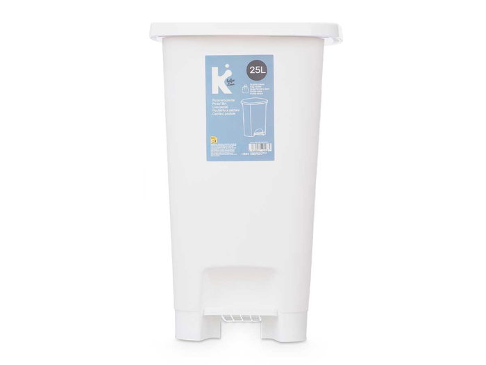 ARTE REGAL Papelera 25L con Pedal Blanca ARTE REGAL Papelera 25L con Pedal Blanca