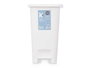 ARTE REGAL Papelera 25L con Pedal Blanca