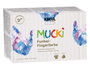 Kreul Set de 6 botes de pintura para dedos MUCKI colores brillantes de 150ml cada uno