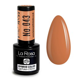 La Rosa Esmalte Semipermanente Creme Nº 043 Beige Oscuro UV/LED