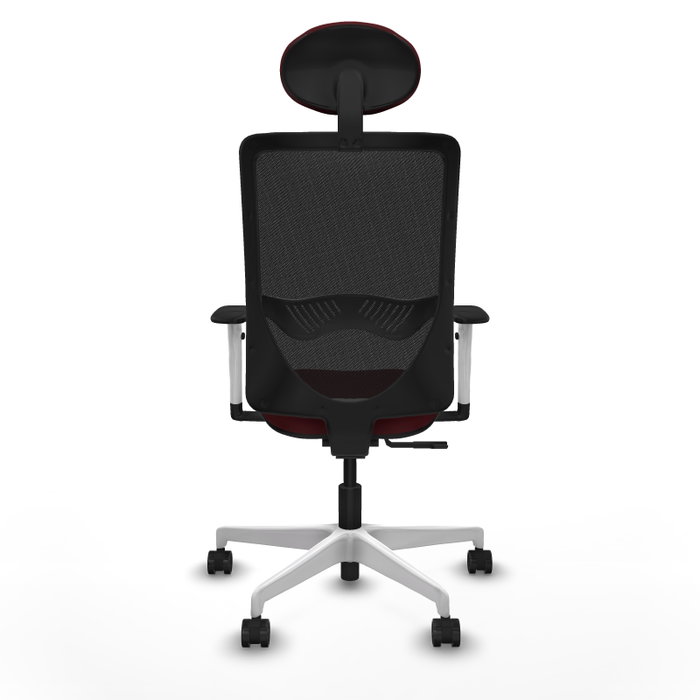 PIQUERAS Y CRESPO Silla de oficina Zulema Granate y Negro con Mecanismo Sincro PIQUERAS Y CRESPO Silla de oficina Zulema Granate y Negro con Mecanismo Sincro