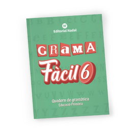 6.Grama fàcil. Quadern de gramàtica, Rosa Nadal Marti - NADAL EDARCA EDITORIAL