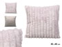 GIFTDECOR Cojín de Rayas Gris 45x45cm (Pack de 12)