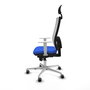 PIQUERAS Y CRESPO Silla de oficina Horna Azul con malla Blanca