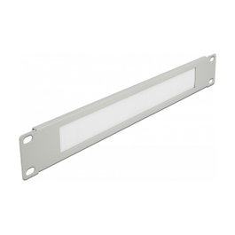 DeLOCK Tira de Cepillo de Manejo de Cables 19″ 1U Gris