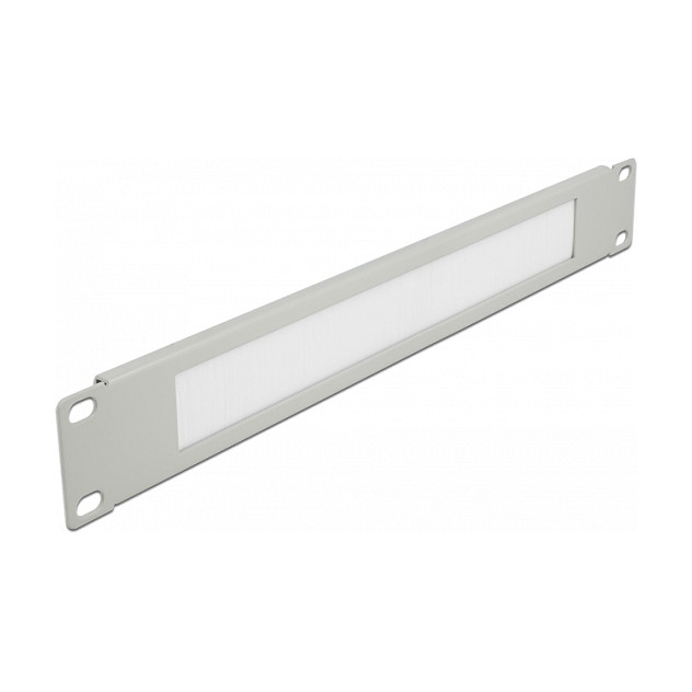 DeLOCK Tira de Cepillo de Manejo de Cables 19″ 1U Gris DeLOCK Tira de Cepillo de Manejo de Cables 19″ 1U Gris