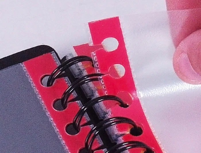 Liderpapel Recambio Funda Intercambiable DIN A4 Bordes Surtidos, 20 Fundas Extraíbles de 70 micras, Portada 700 micras, Negro, Bolsa 10 Unidades