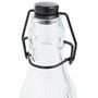 Day Botella de Vidrio Rayada 250 ml con Tapón Mecánico Transparente