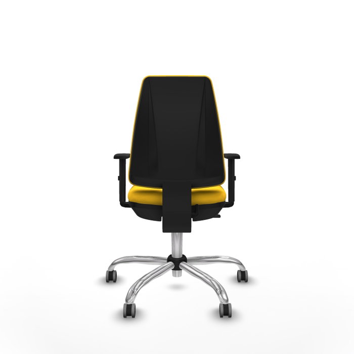 PIQUERAS Y CRESPO Silla de oficina Elche Amarillo con Brazos 1D PIQUERAS Y CRESPO Silla de oficina Elche Amarillo con Brazos 1D
