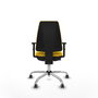 PIQUERAS Y CRESPO Silla de oficina Elche Amarillo con Brazos 1D