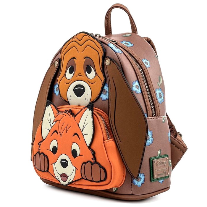 Loungefly Mochila Tod y Toby Disney 26cm