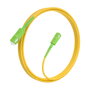 Aisens Latiguillo de Fibra Óptica G657A2 9/125 SMF Simplex SC/APC-SC/APC, 5m, Amarillo