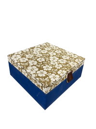 DKD Home Decor Caja MDF 21x21x9 Azul