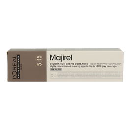 L'Oréal Majirel 5.15 - Coloración Permanente Profesional Castaño Claro Frío, 60 ml, con Cobertura Uniforme