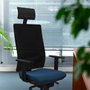 PIQUERAS Y CRESPO Silla de oficina Horna Verde botella con mecanismo Sincro