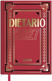 DOHE AGENDAS Dietario Cuarto 2027 color rojo 15x21cm