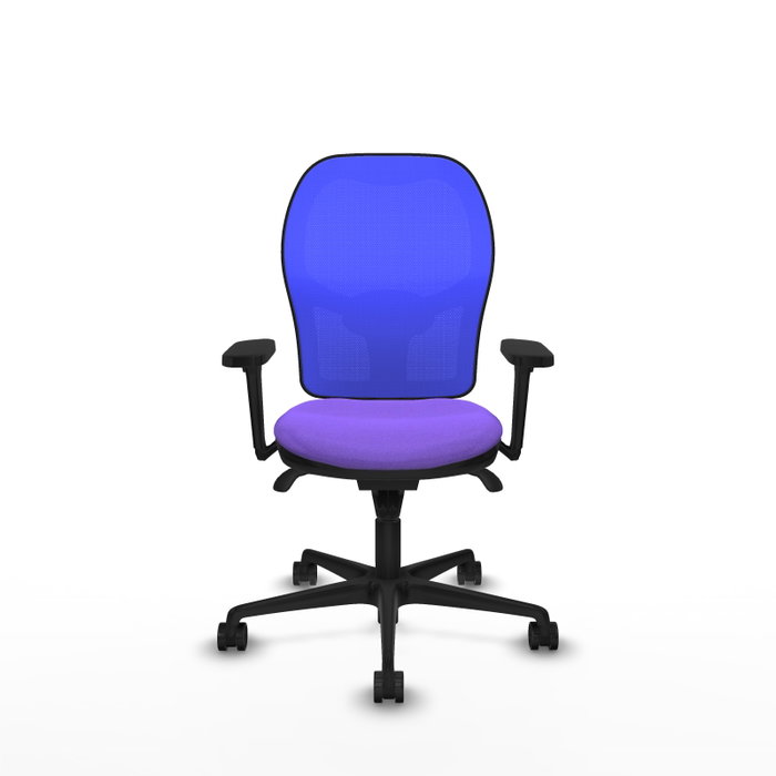 PIQUERAS Y CRESPO Silla de oficina Jorquera, mecanismo sincro, lila y azul PIQUERAS Y CRESPO Silla de oficina Jorquera, mecanismo sincro, lila y azul
