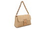Lucky Bees 314 Bolso Bandolera Mujer, Color Crema, Polipiel, 26x18x10 cm