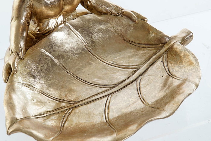DKD Home Decor Figura Resina Mono Hoja Dorado DKD Home Decor Figura Resina Mono Hoja Dorado