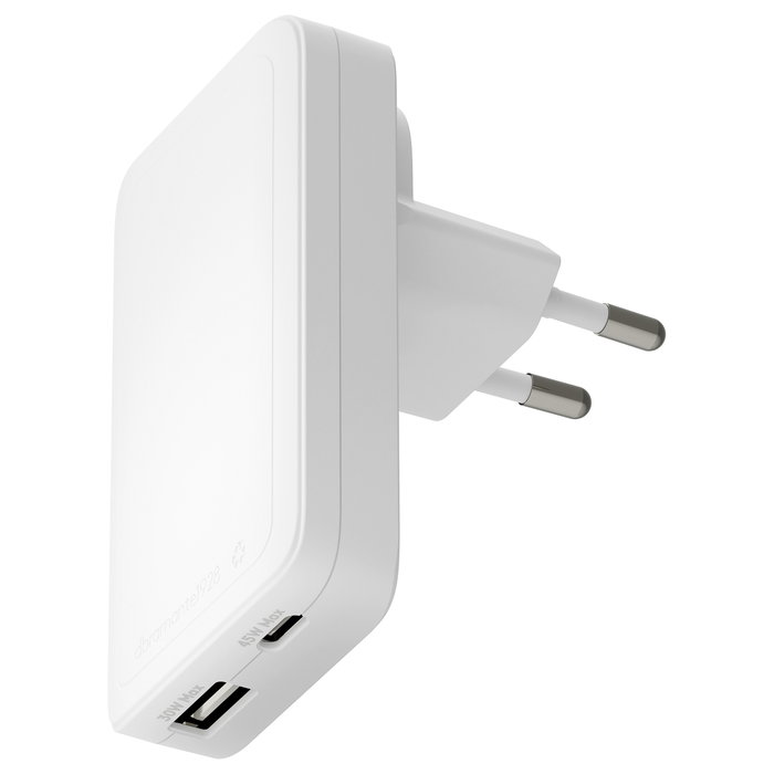 dbramante 1928 Cargador Slim USB-C 45W y USB-A 30W Blanco CHSLEUWH7199 dbramante 1928 Cargador Slim USB-C 45W y USB-A 30W Blanco CHSLEUWH7199
