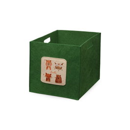 Aberto Design 6254 Organizador de Escritorio de Fieltro Verde, 30 x 30 x 31