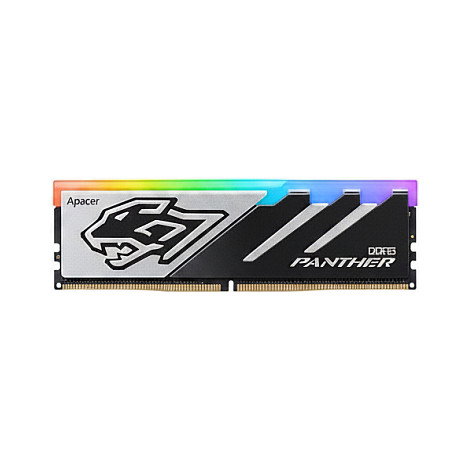 Apacer Memoria RAM DIMM 16GB Panther Black/Silver RGB 5600MHz DDR5