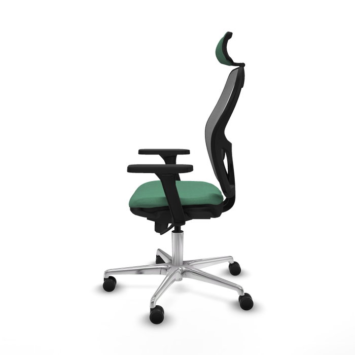 PIQUERAS Y CRESPO Silla de oficina Jorquera Verde esmeralda y Gris PIQUERAS Y CRESPO Silla de oficina Jorquera Verde esmeralda y Gris