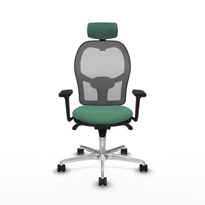 PIQUERAS Y CRESPO Silla de oficina Jorquera Verde esmeralda y Gris PIQUERAS Y CRESPO Silla de oficina Jorquera Verde esmeralda y Gris